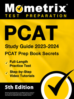 cover image of PCAT Study Guide 2023-2024